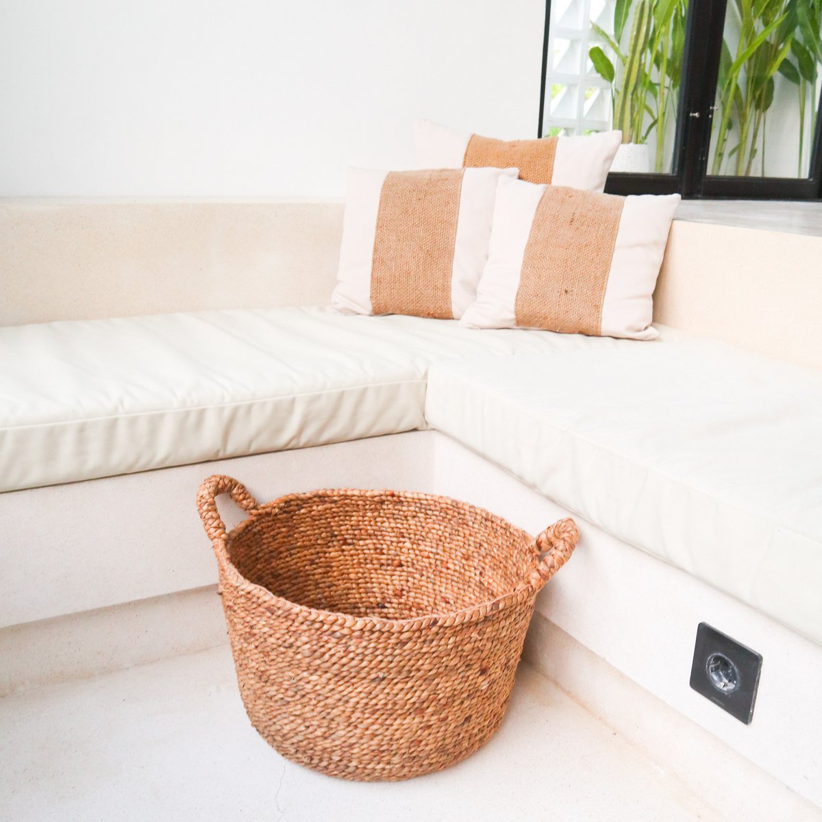 Laundry Basket | Plant Basket | Storage Basket SAMU made from Water Hyacinth (3 sizes)