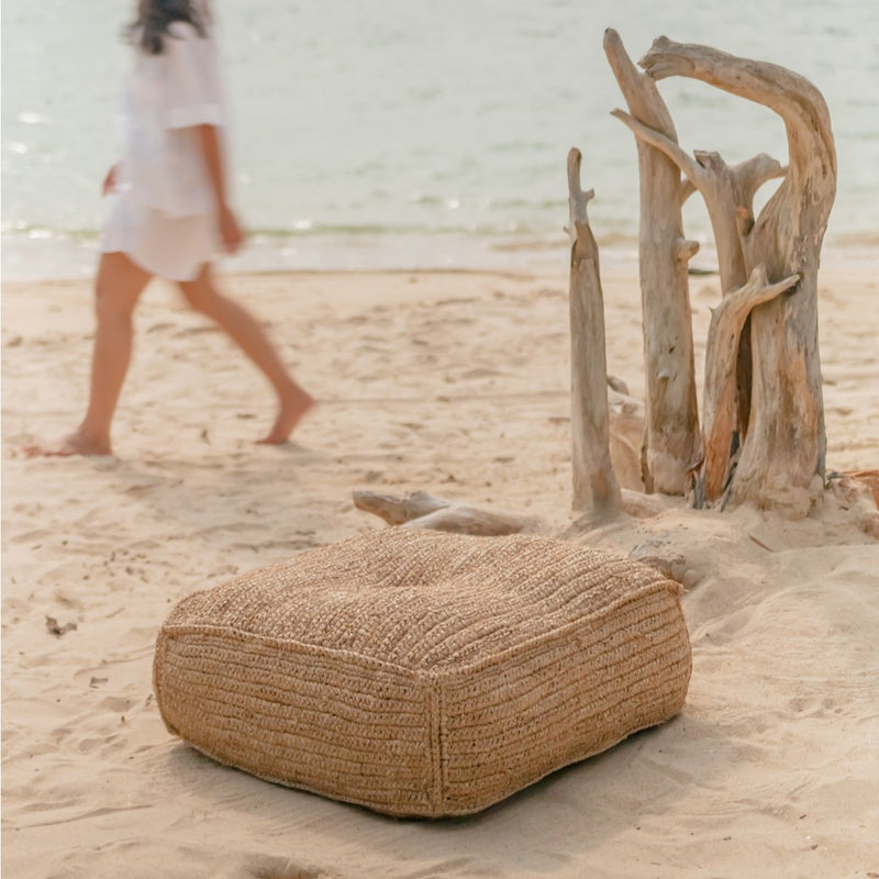 Pouf | Beanbag PADAR made of Raffia