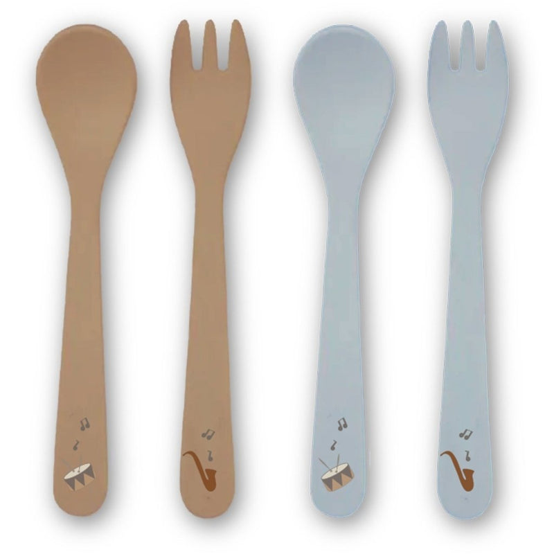 Carl bioplastic (PLA) cutlery set 4 pcs.