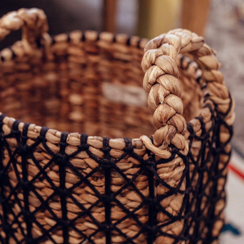 Laundry Basket PRAYA | Plant Basket made from Water Hyacinth