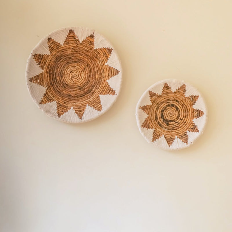 Wall Decor | Wall Hanging Set | Fruit Bowl | Decorative Bowl ADARI made of Banana Fibre (2 sizes)