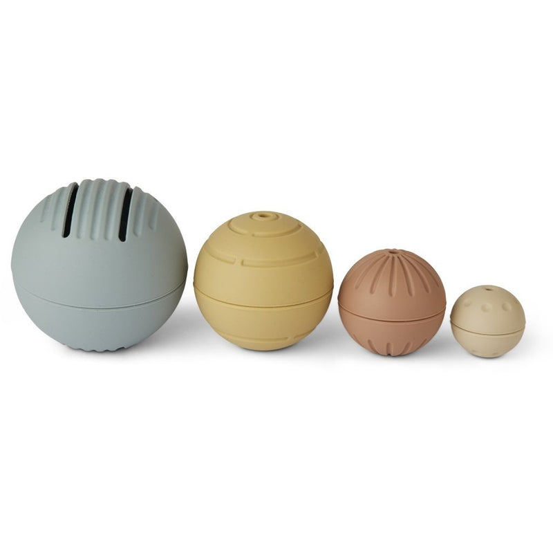 Neo silicone balls 4 pcs.-multi mix