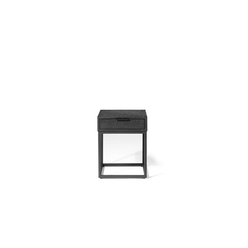 Bedside table 1L, Lava, B340 black