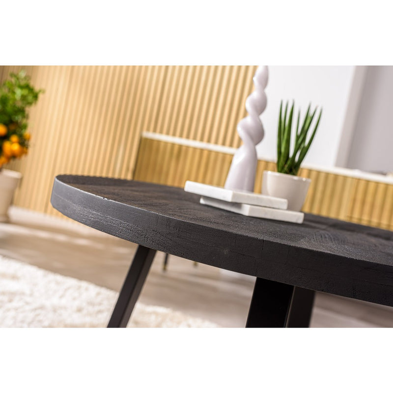 Salontafel, 70 cm, B340 zwart