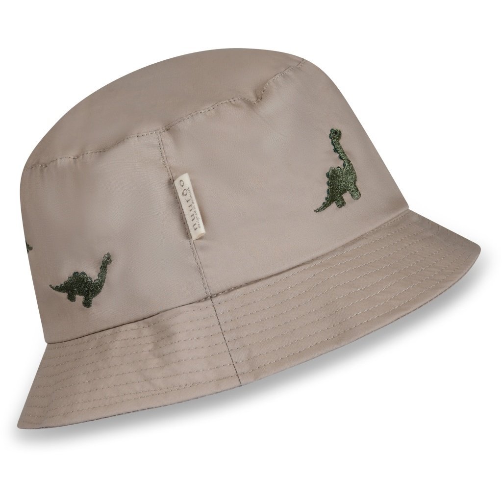 Alpha bucket hat beige dino