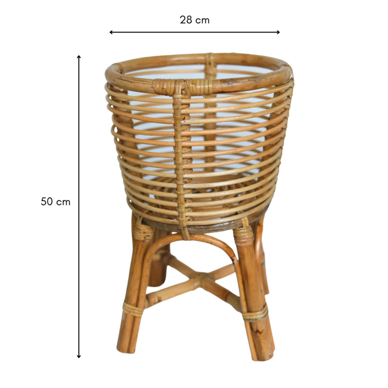 Plant Stand | Flower Stand | Flower Pot Holder AKARA made of Rattan