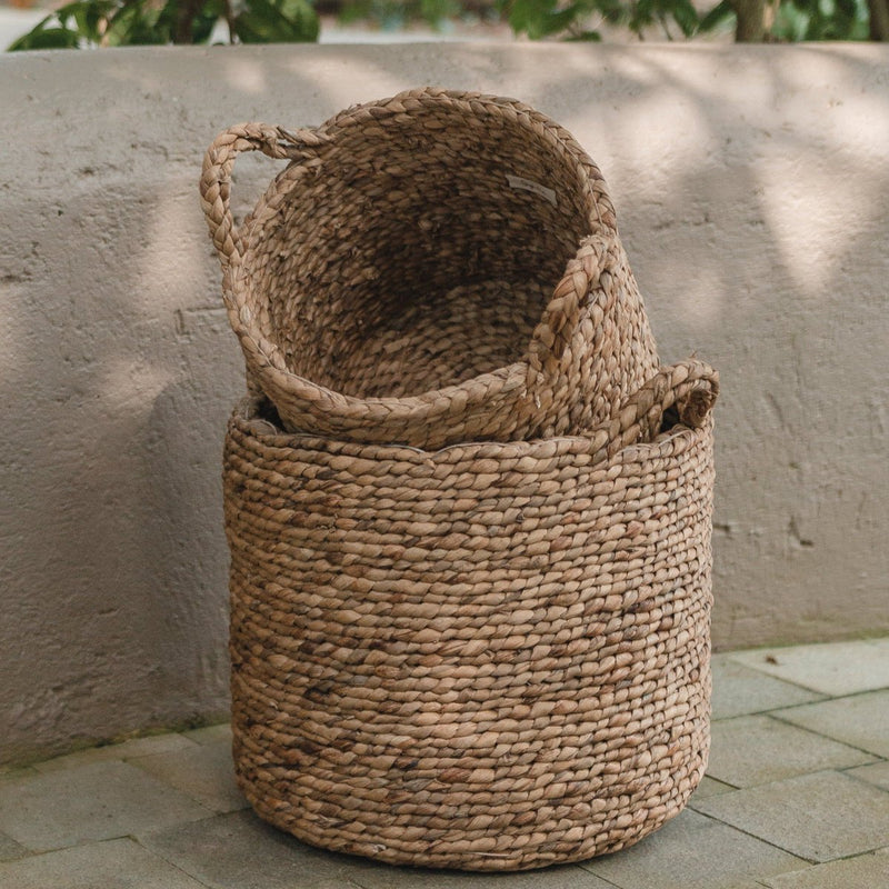 Laundry Basket | Plant Basket | Storage Basket BALAI made from Water Hyacinth (2 sizes)