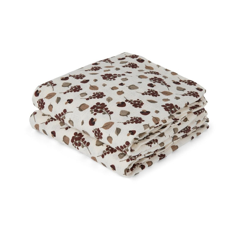 Bao mousseline doek 2-pack met print