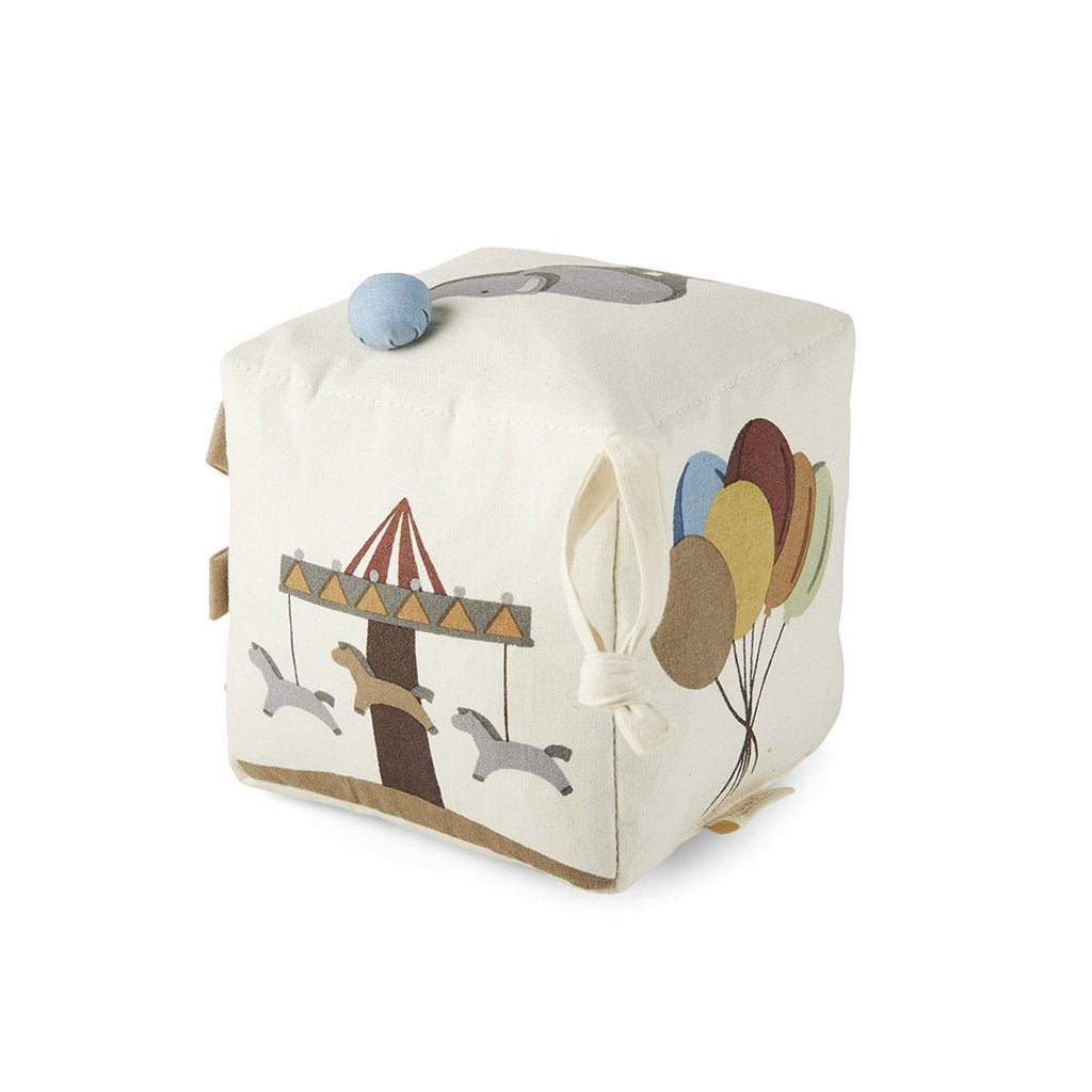 Jasmin fabric cube-Creme - Circus