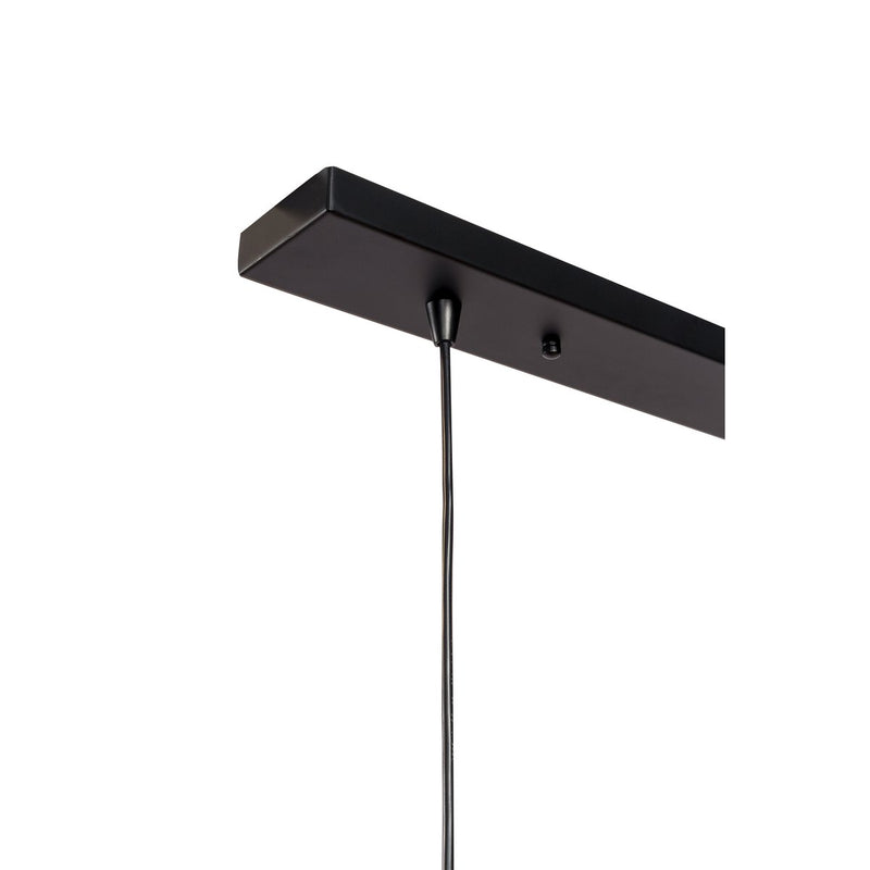 Hanglamp, 7-lichts, H340 zwart