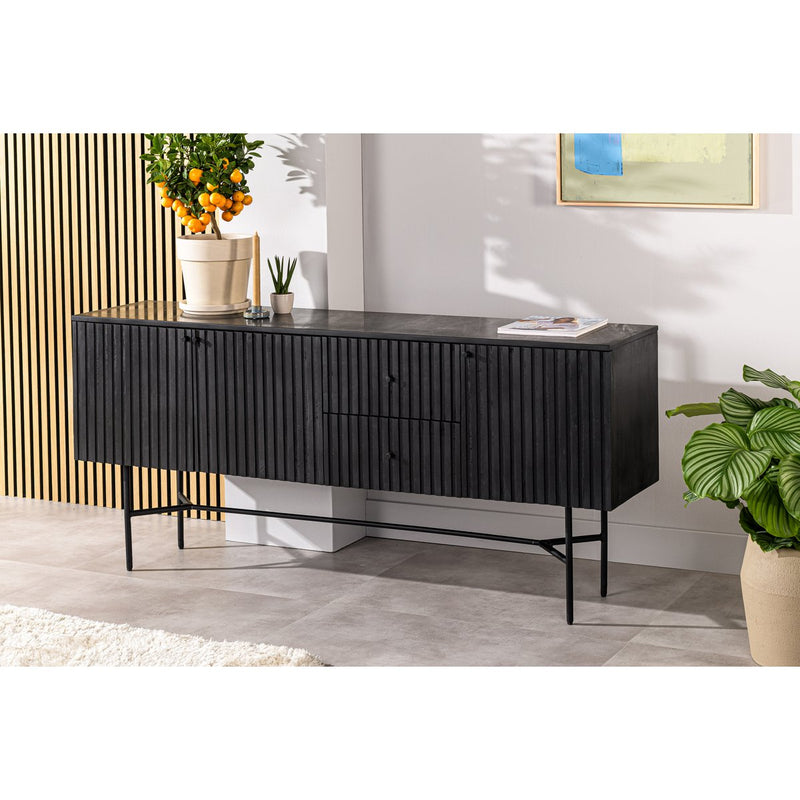 Sideboard, 175 cm, B340 black