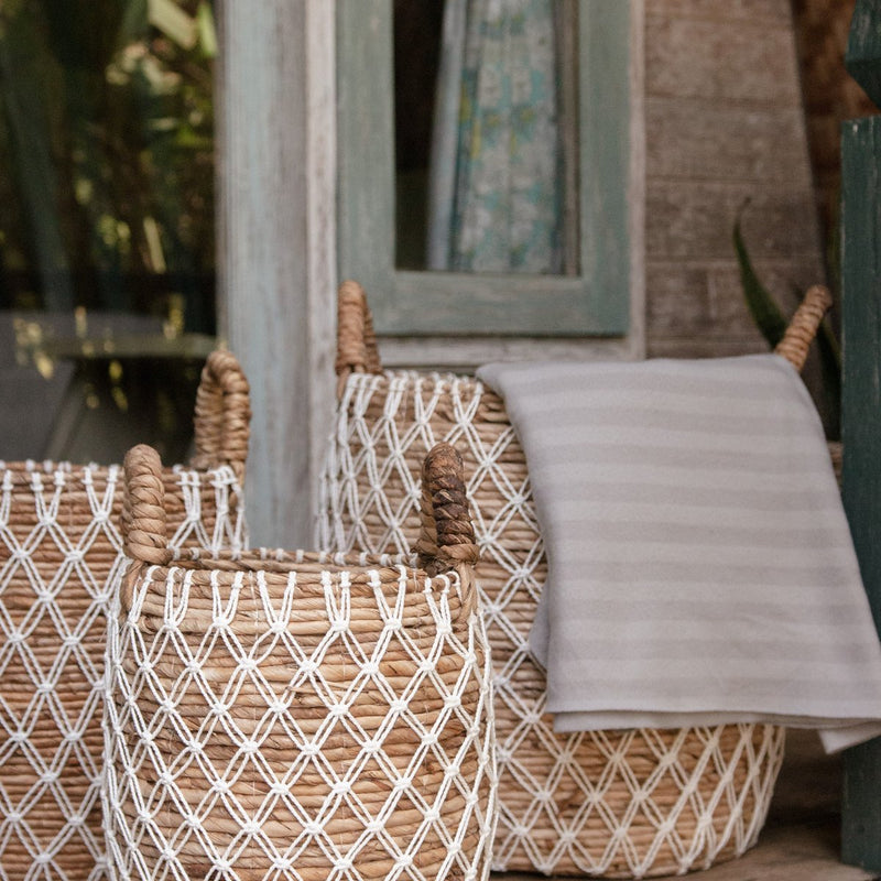 Laundry Basket | Plant Basket | Storage Basket KUBU made from Banana Fibre (3 sizes)