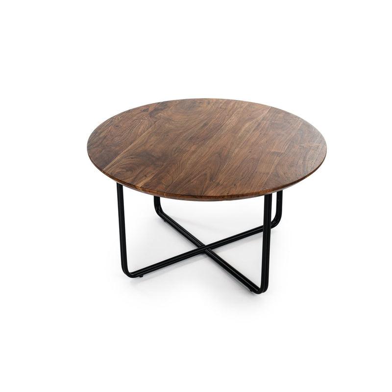 Salontafel rond, 75 cm, B430 bruin