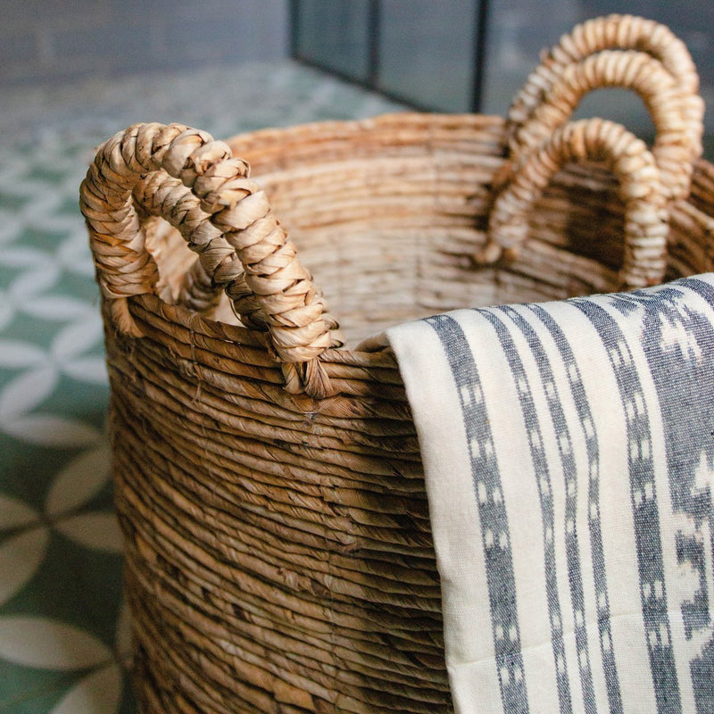 Laundry Basket SYAILENDRA | Plant Basket | Storage Basket made from Banana Fibre (3 sizes)