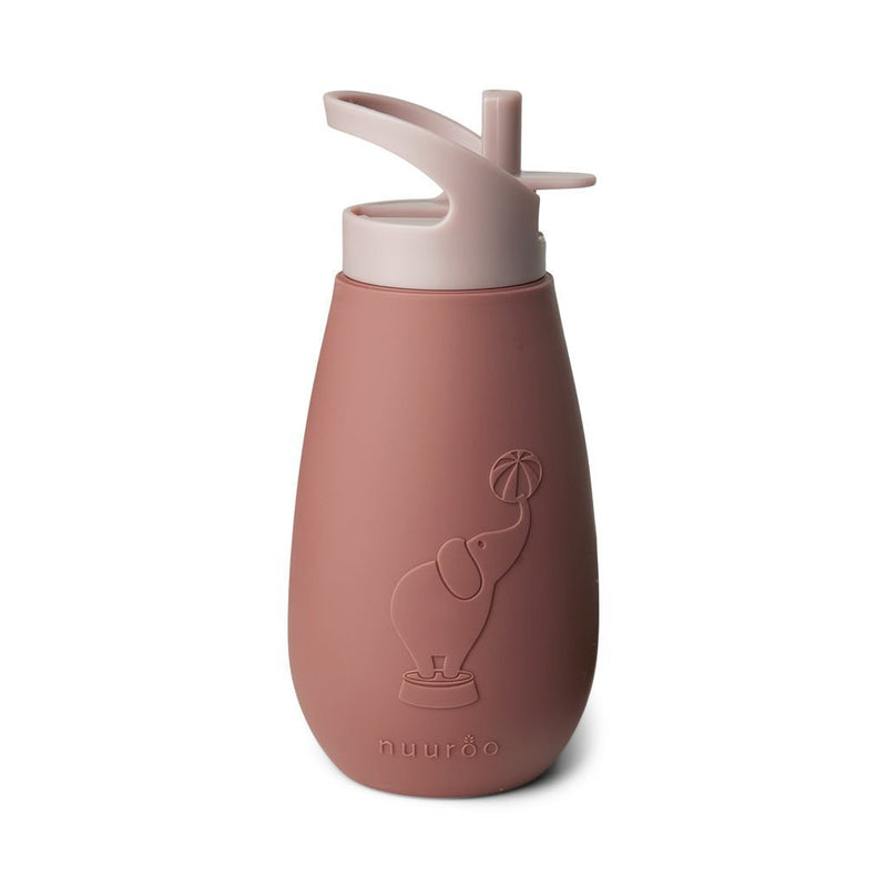 Pax siliconen drinkfles - 350 ml - mahonie