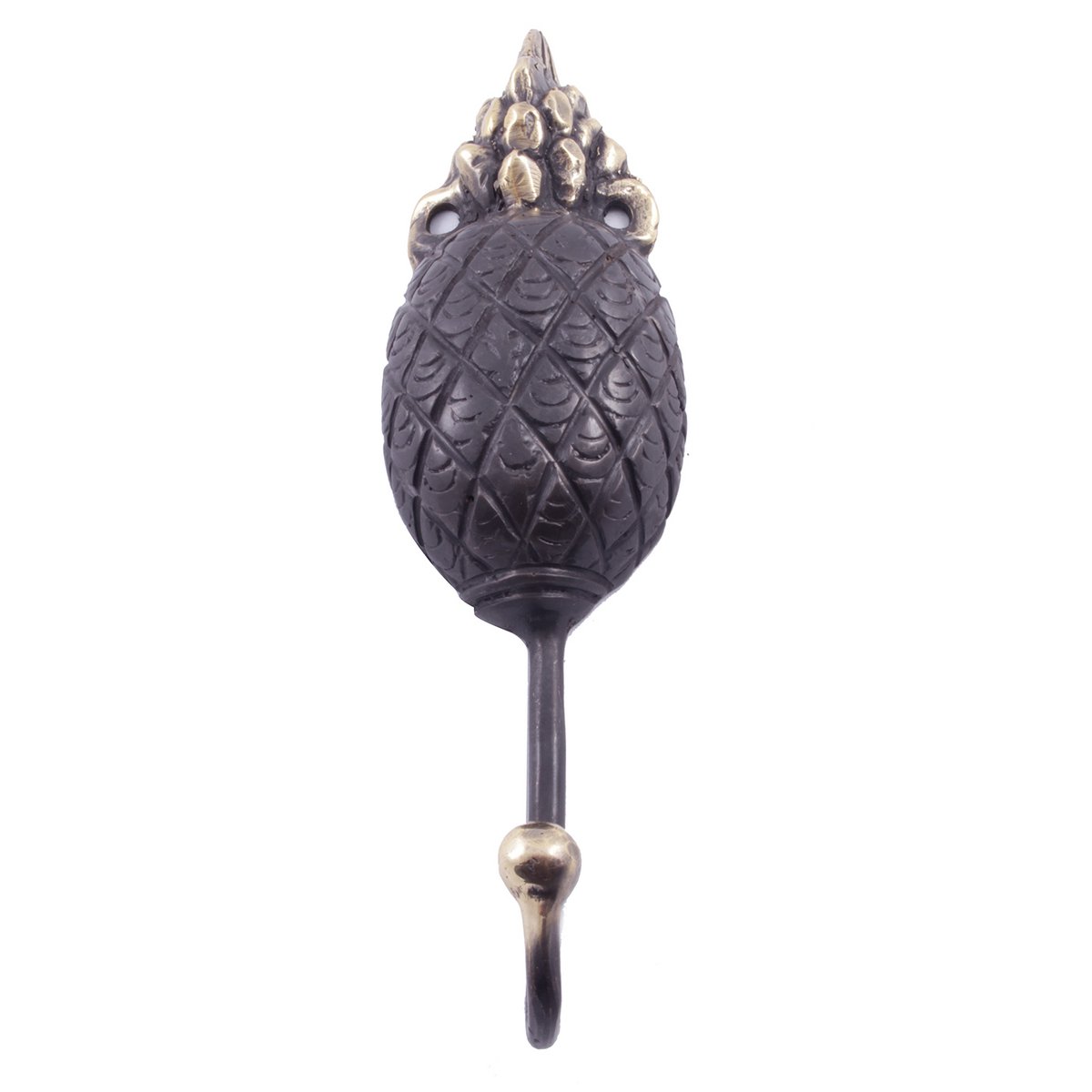 Brass Pineapple Hook (Set of 5)