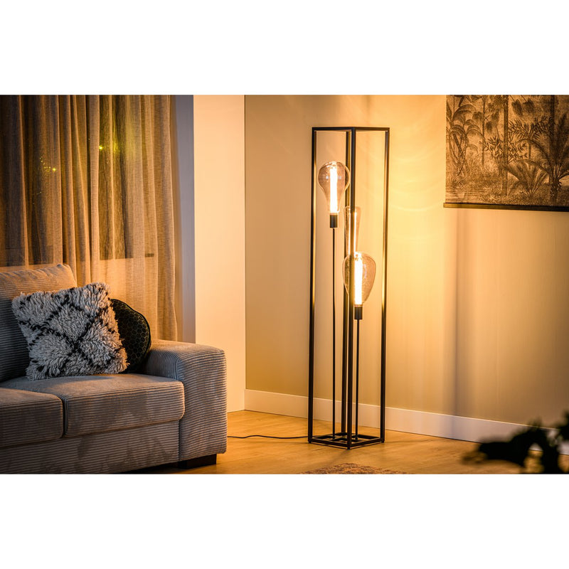 Floor lamp, 3-light, V340 black