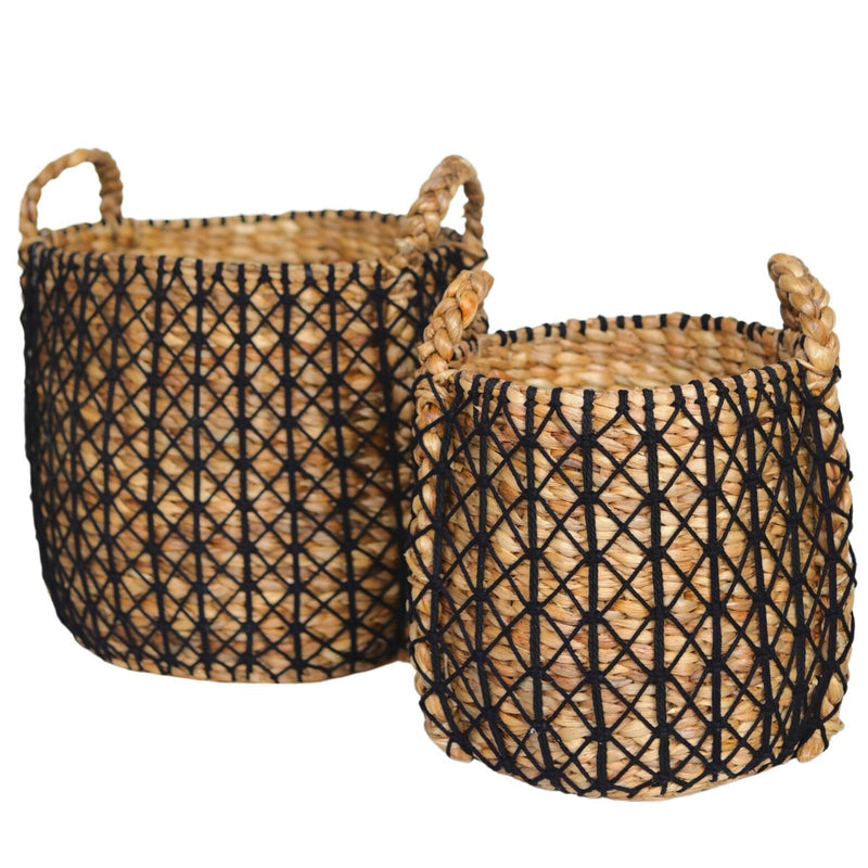 Laundry Basket PRAYA | Plant Basket made from Water Hyacinth