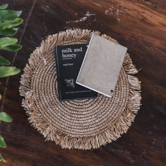 Placemat (Set of 2,4 or 6) AMBON | Table Mat made of Raffia | 35 cm diameter