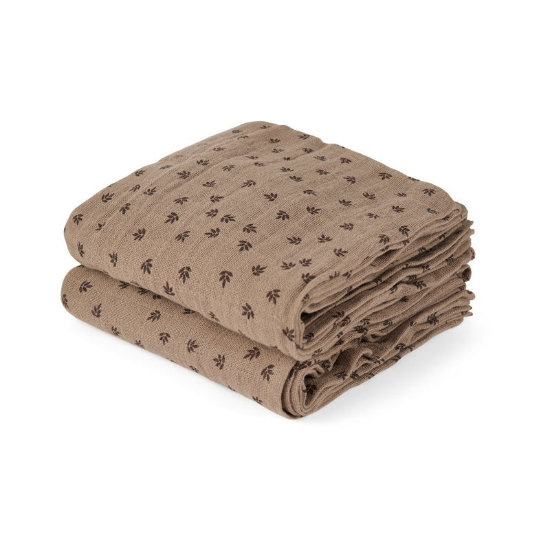 Bao mousseline doek 2-pack met print