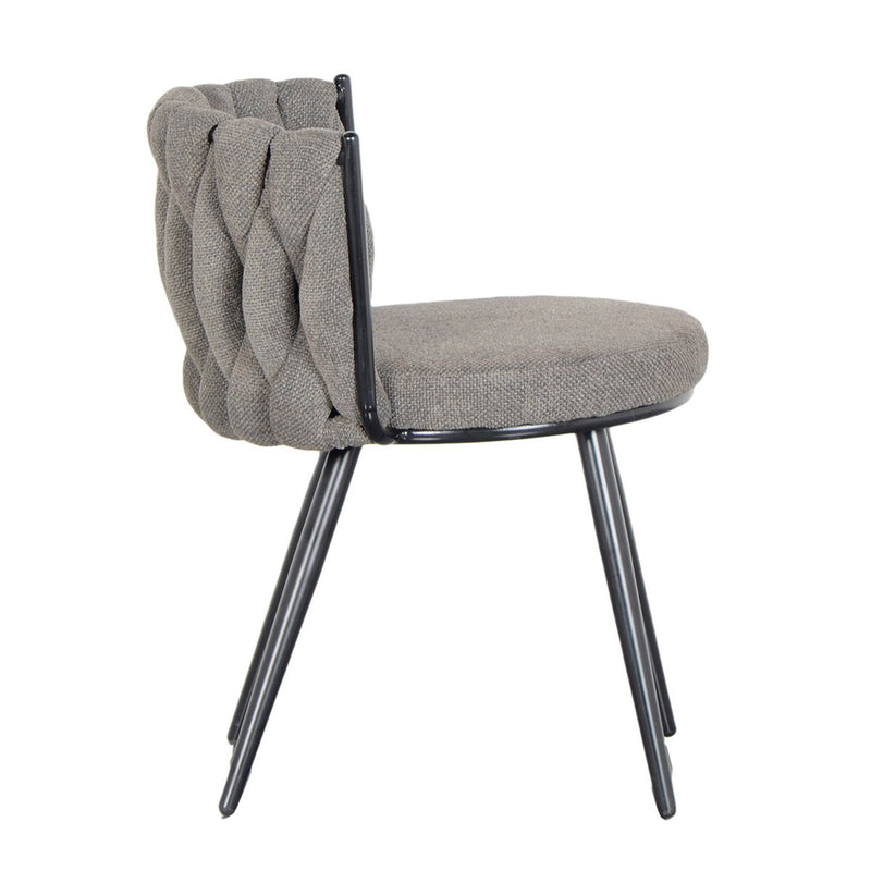 Moon chair taupe (Set of 2)