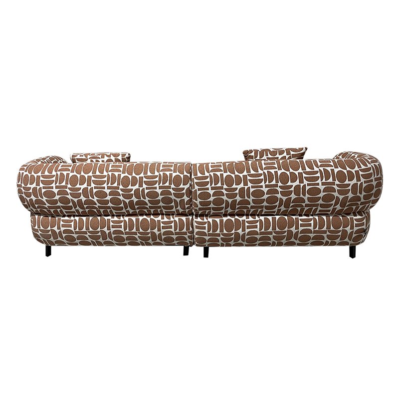 Sofa Kathmandu 3-seater Amon Terracotta