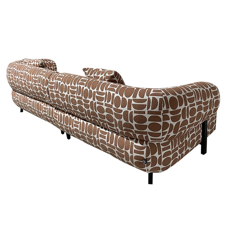 Sofa Kathmandu 3-seater Amon Terracotta