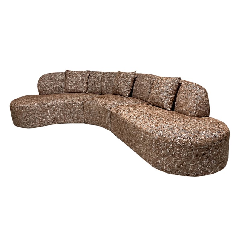 Sofa Marbella 4-seater Safiya Terracotta