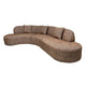 Sofa Marbella 4-seater Safiya Terracotta