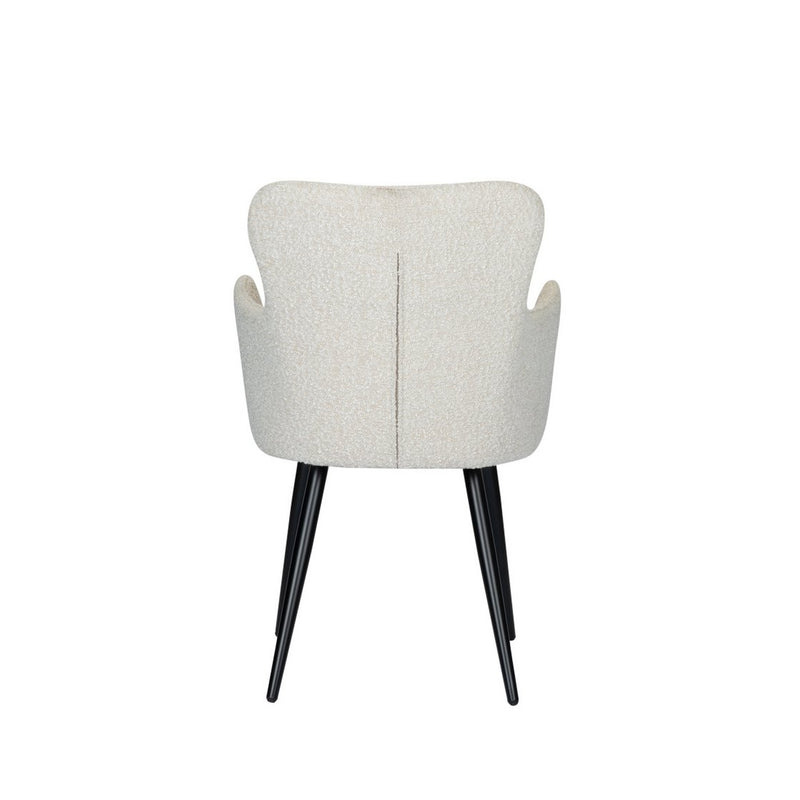 Wing chair pearl white (Set of 2)