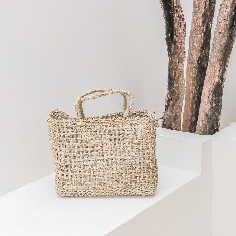 Shopping Bag | Beach Bag MOYO made from Woven Seagrass (2 sizes)