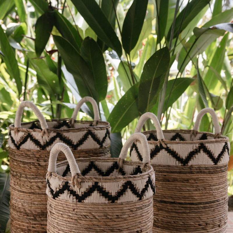 Basket | Laundry Basket | Plant Basket DALU made of Banana Fibre (3 sizes)