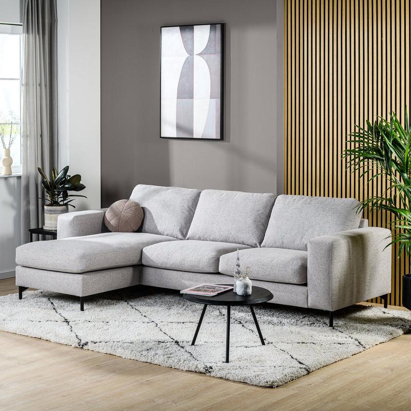 3-seater sofa CL L+R, fabric Valente, V311 gray