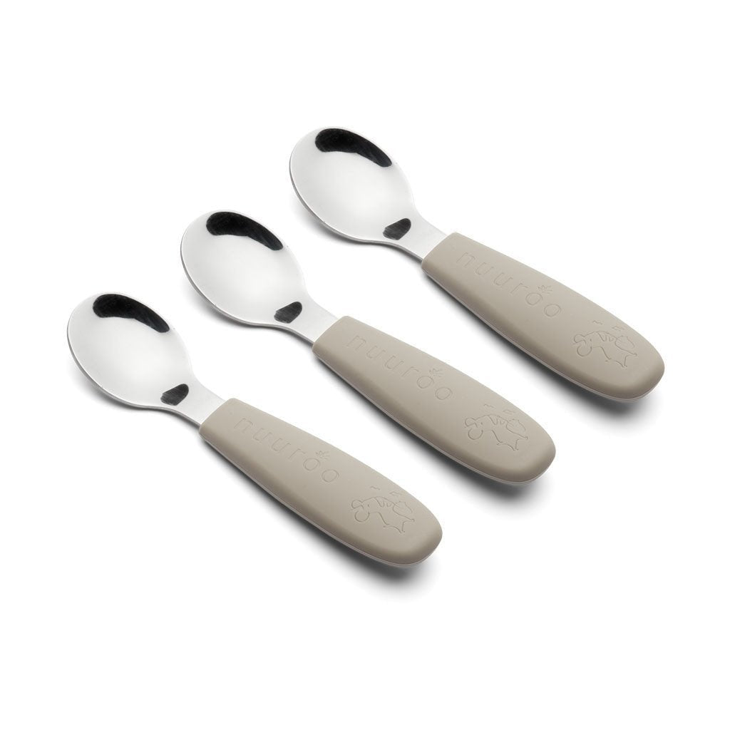 Theodor spoons 3 pack-Cobblestone