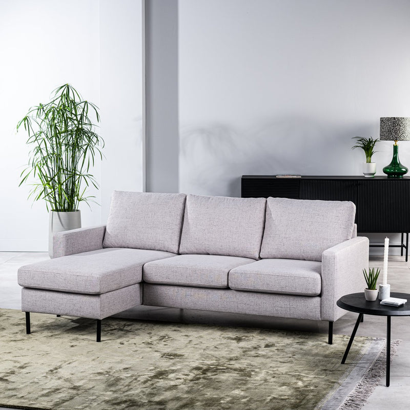 3-seater sofa CL L+R, fabric Valente, V311 gray