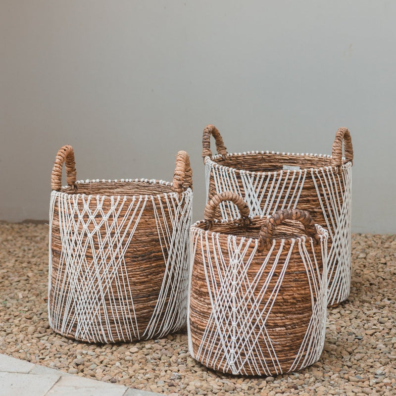 Laundry Basket | Plant Basket | Storage Basket JUWANA made of Banana Fibre