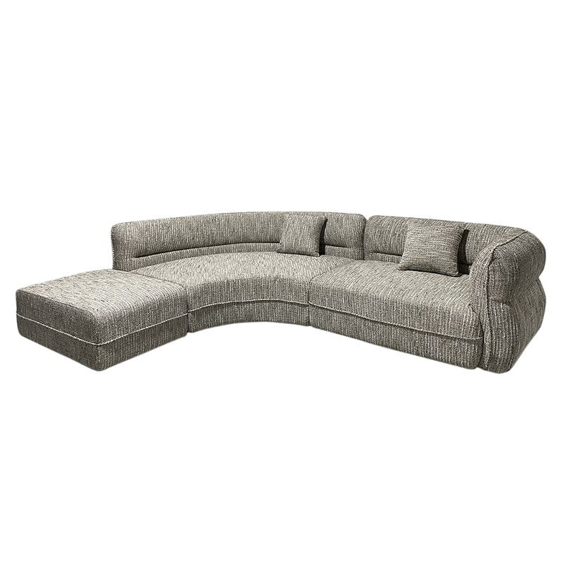 Sofa Rome 4-seater (Left Lounge) + ottoman Coco