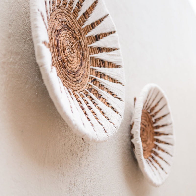 Wall Decor | Wall Basket | Decorative Bowl MADALA made of Banana Fibre (2 sizes)