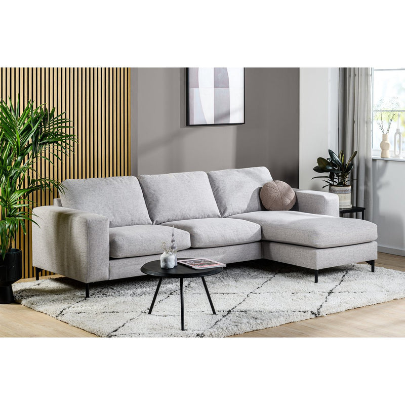 3-seater sofa CL L+R, fabric Valente, V311 gray