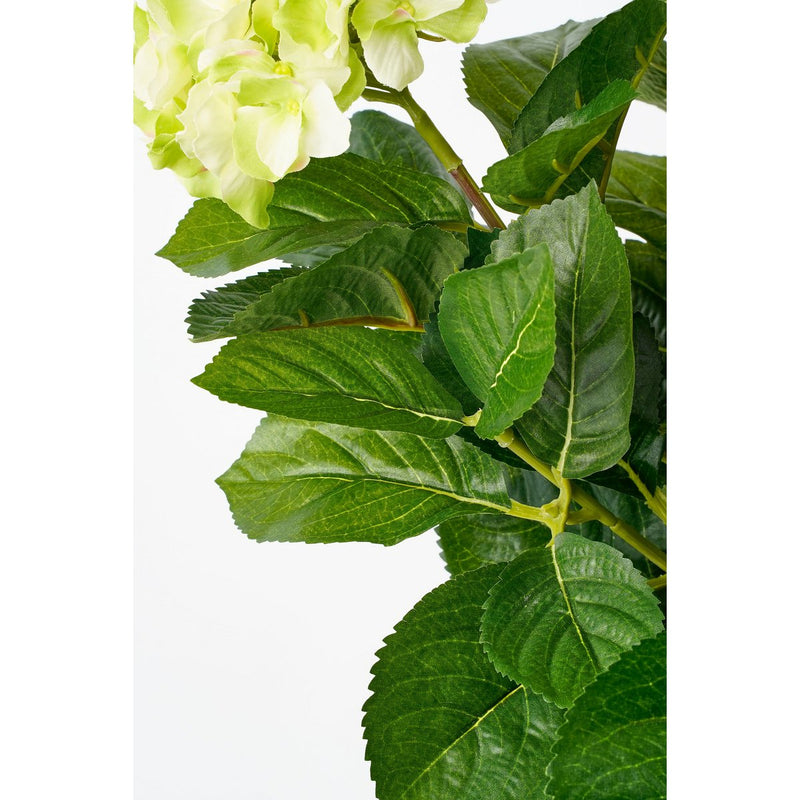 Artificial Hydrangea Plant in Flower Pot Stan - H45 x Ø45 cm - Green