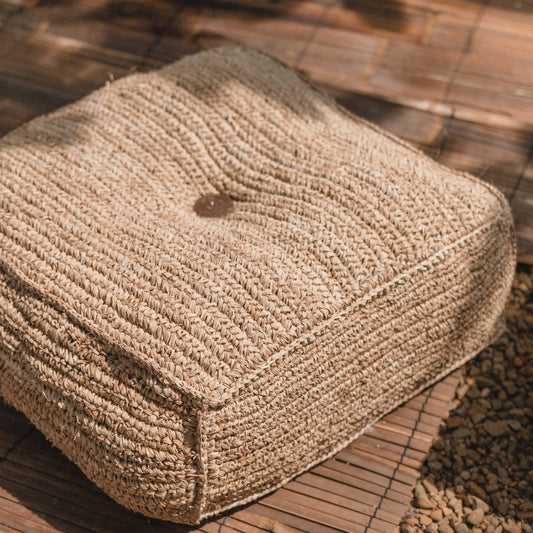 Pouf | Beanbag PADAR made of Raffia