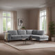 3 seater corner right, fabric Perfect Harmony 82, R311 gray