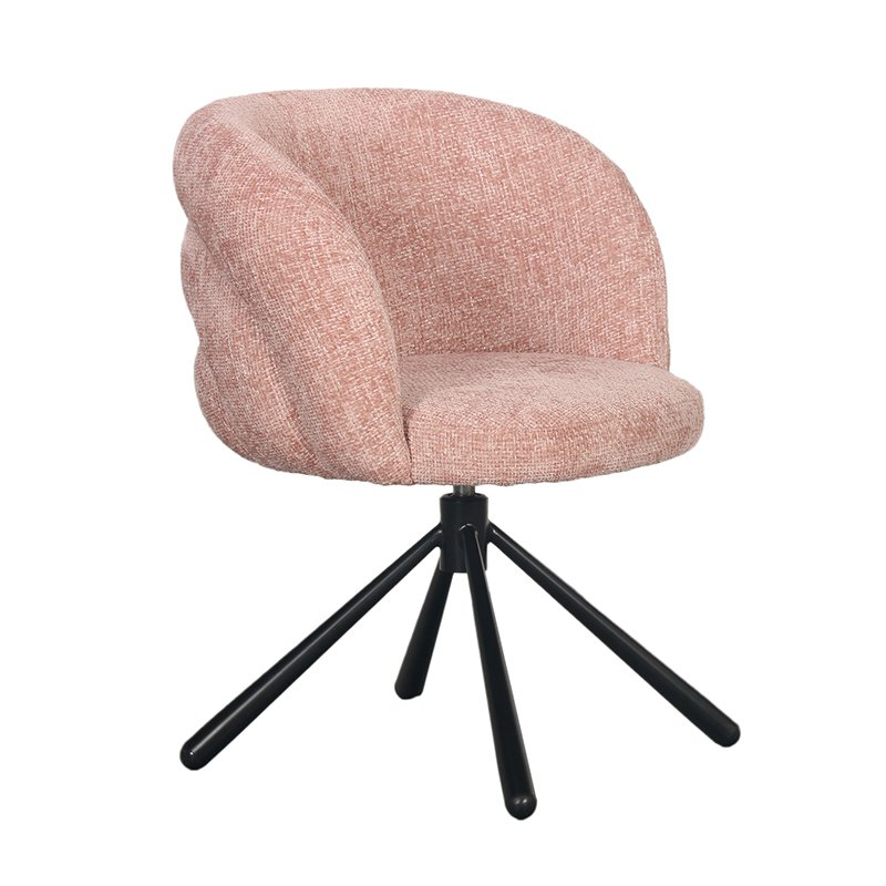 Pebble Rotating Chair Pastel Pink