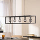 Hanging lamp, 5-light, H340 black