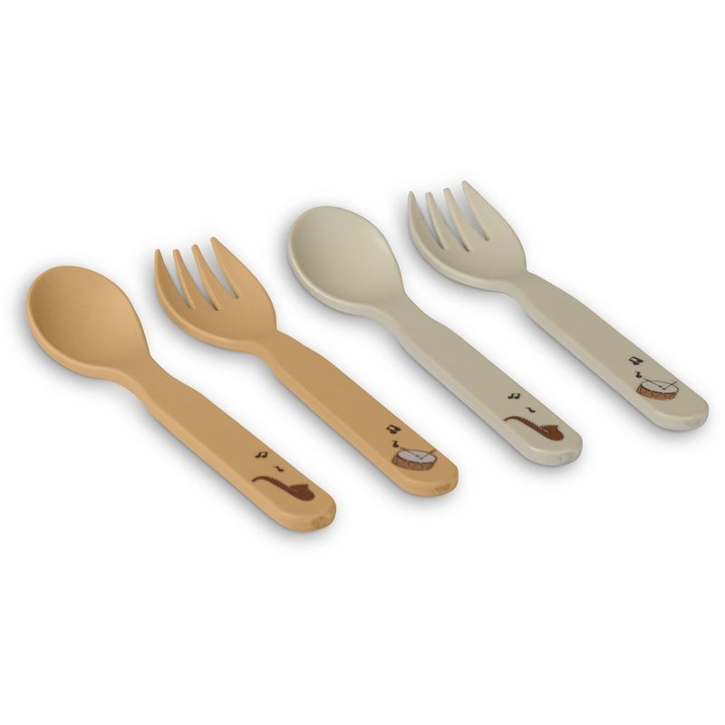 Carl bioplastic (PLA) cutlery set 4 pcs.