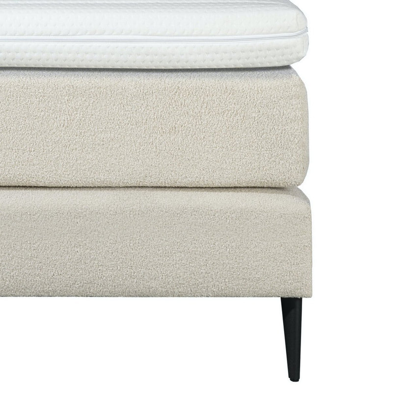 Mörgenn Bouclé Boxspring Eenpersoons