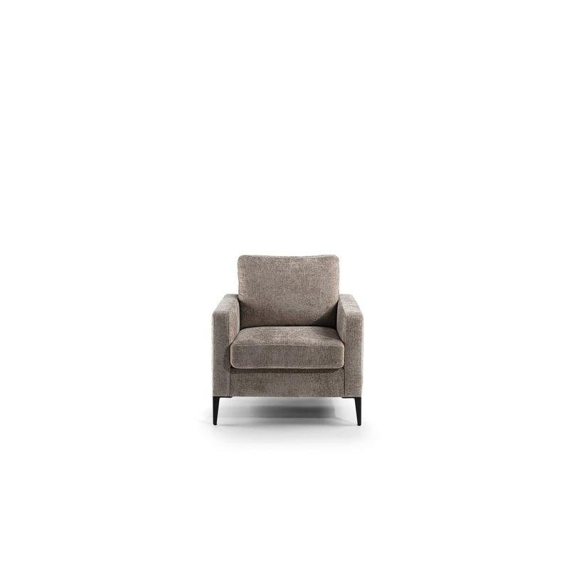 1 zits fauteuil, stof Elite, E720 champagne