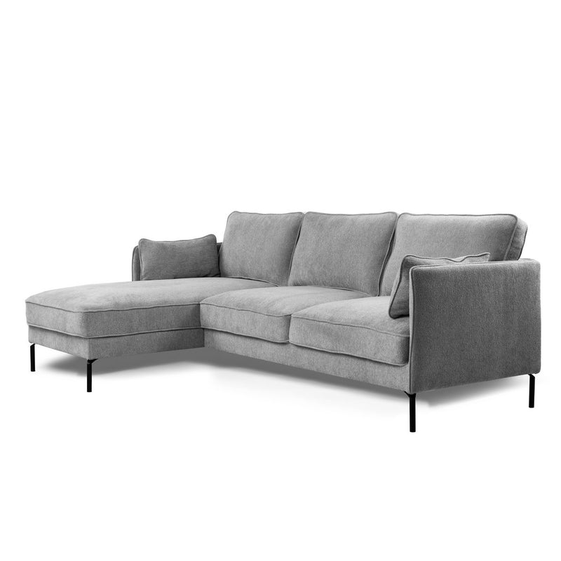 3 seater sofa CL left, fabric Heaven, H311 gray