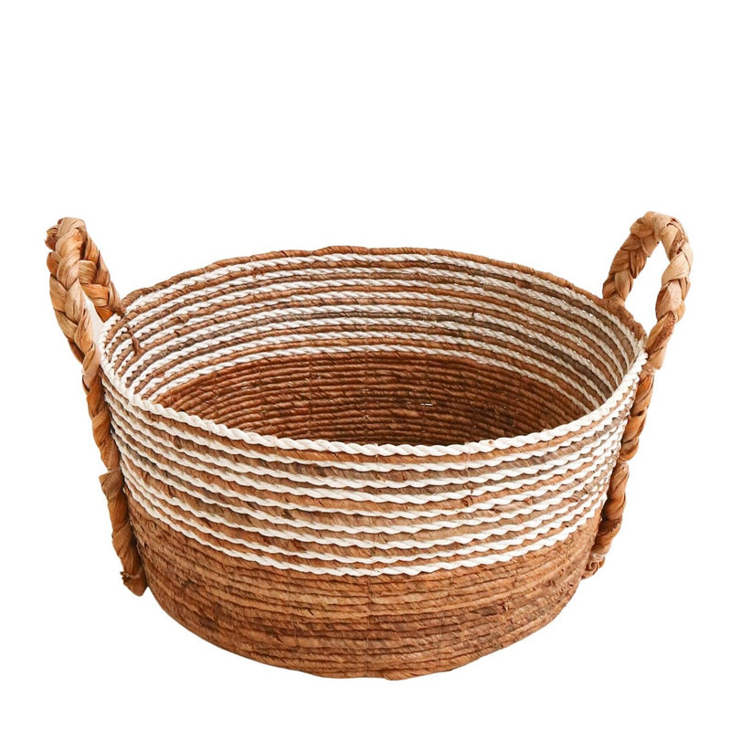 Laundry Basket Woven Storage Basket KURMA made from Banana Fibre (3 sizes)