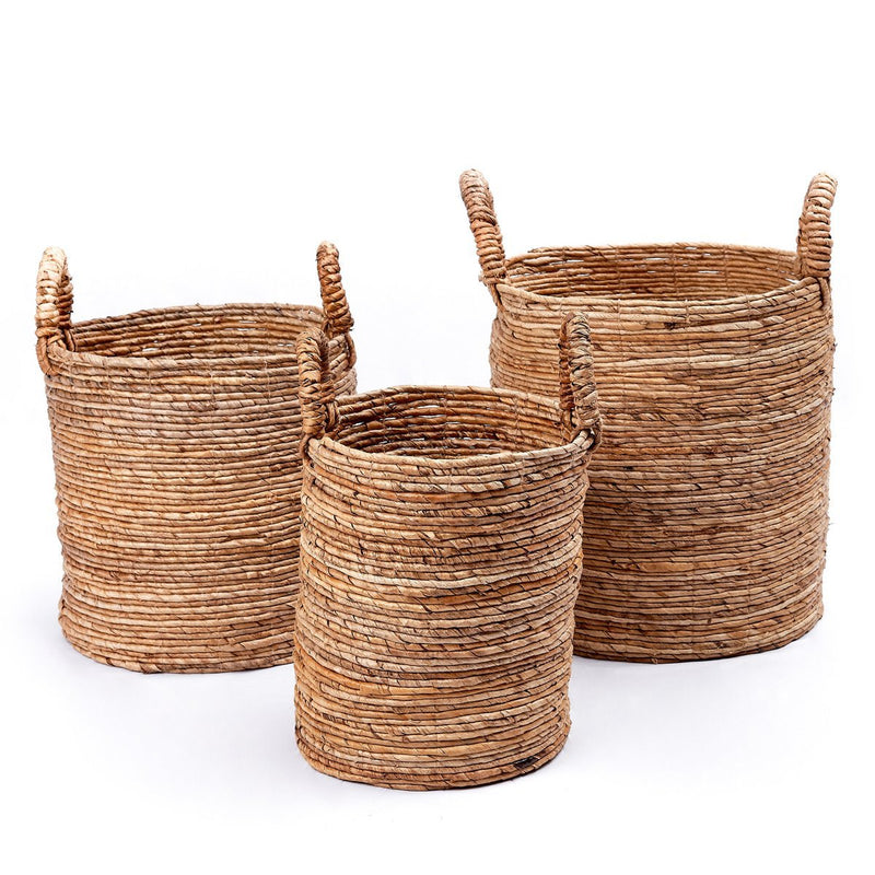 Laundry Basket SYAILENDRA | Plant Basket | Storage Basket made from Banana Fibre (3 sizes)